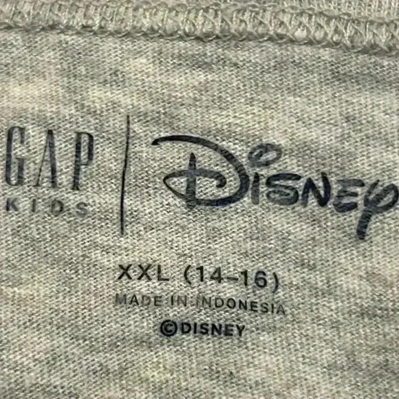 GAP KIDS Disney Mickey And Friends Tshirt Grey Size XXL (15-16) - Picture 4 of 6